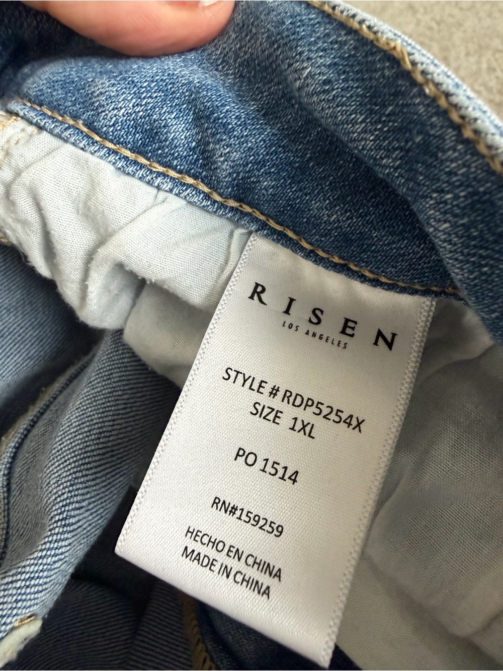 RISEN Light Blue Boot Cut Jeans - Women's
